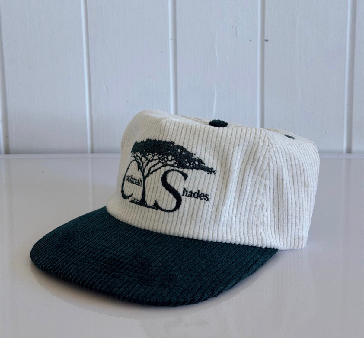 Green Cord Cap